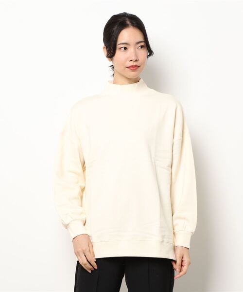 COLONY 2139（コロニートゥーワンスリーナイン）の「裏毛ハイネックプルオーバー（スウェット・レディース・ブラック/モカ/グリーン/アイボリー/ブルー・MEDIUM/LARGE）」の8枚目の写真