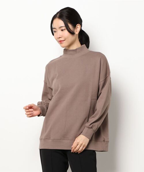 COLONY 2139（コロニートゥーワンスリーナイン）の「裏毛ハイネックプルオーバー（スウェット・レディース・ブラック/モカ/グリーン/アイボリー/ブルー・MEDIUM/LARGE）」の15枚目の写真