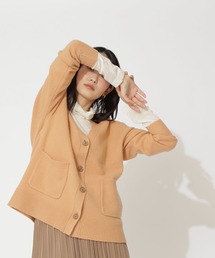 NATURAL BEAUTY BASIC | ＡＱＵＡウールカシミヤニット(カーディガン/ボレロ)