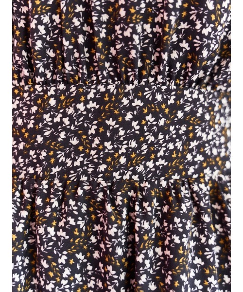 earth music&ecology（アースミュージックアンドエコロジー）の「【WEB限定】エンパイアフラワーワンピース（ワンピース・レディース・ブラック/アイボリー・FREE）」の18枚目の写真