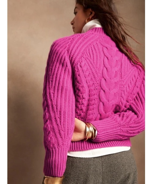 Banana Republic（バナナリパブリック）の「カシミヤ ケーブルニット