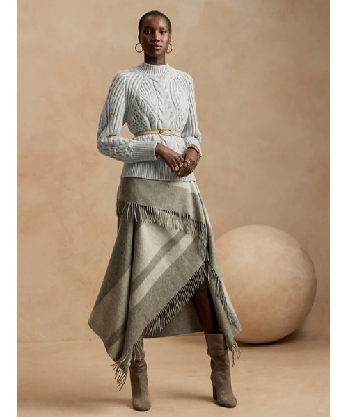 Banana Republic（バナナリパブリック）の「カシミヤ ケーブルニット