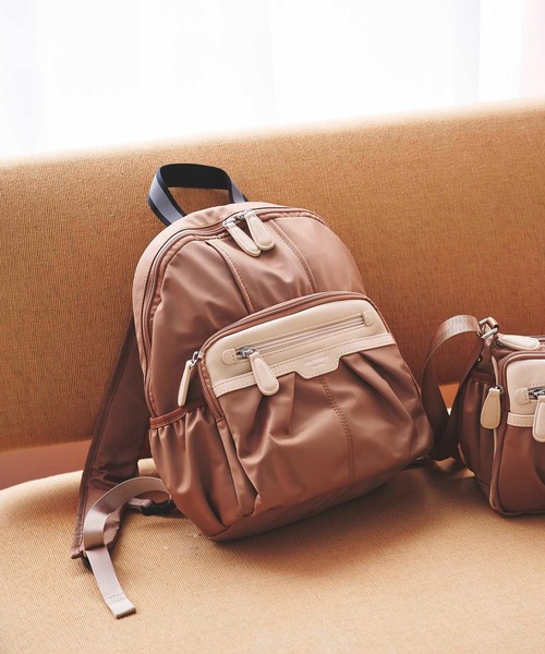 & chouette（アンドシュエット）の「丸型ソフトリュック（バックパック/リュック・レディース・ブラック/ブラウン/グレー・FREE）」の22枚目の写真