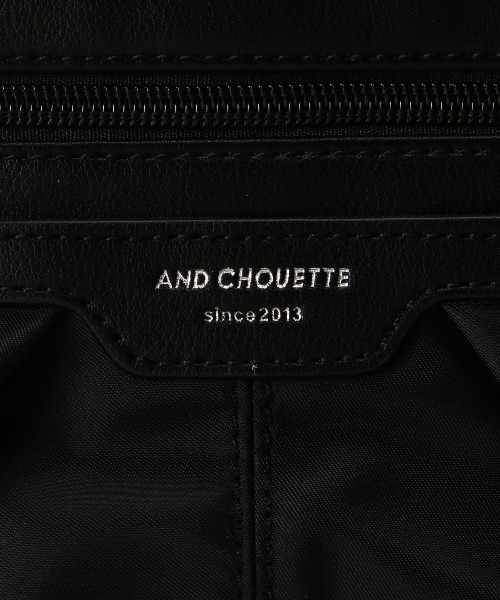 & chouette（アンドシュエット）の「丸型ソフトリュック（バックパック/リュック・レディース・ブラック/ブラウン/グレー・FREE）」の14枚目の写真