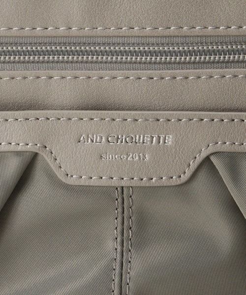 & chouette（アンドシュエット）の「丸型ソフトリュック（バックパック/リュック・レディース・ブラック/ブラウン/グレー・FREE）」の21枚目の写真