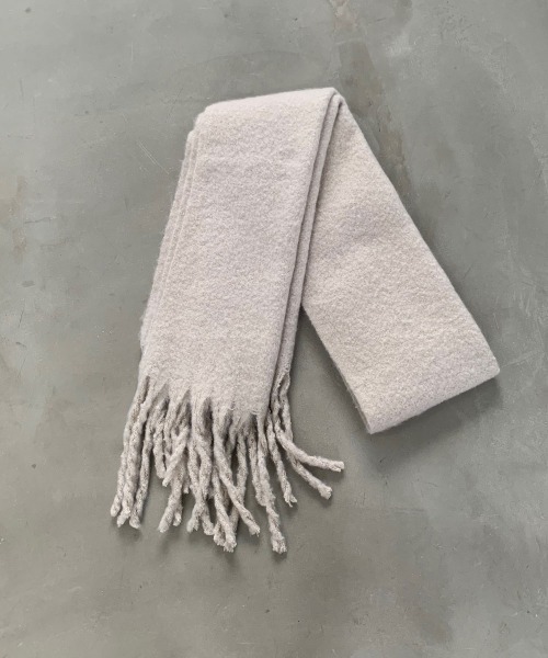 marjour(マージュール)の「BULKY MUFFLER(マフラー・レディース・アイボリー/カーキ/イエロー・FREE)」の9枚目の写真