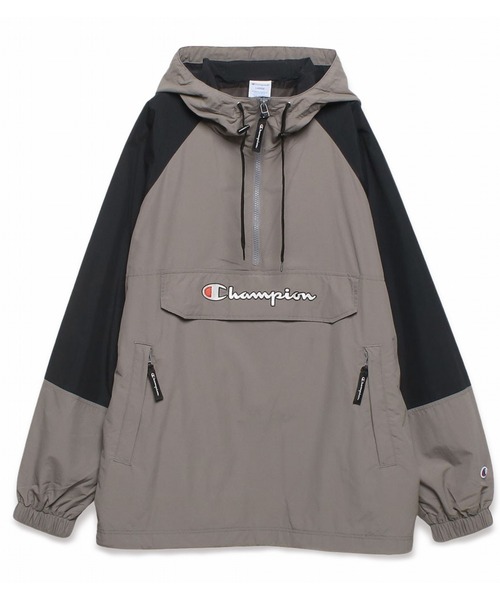 Champion / パーカー/XL/ナイロン/GRY/C3-R603 Champion アノラック パーカー C3-R603（ナイロンジャケット