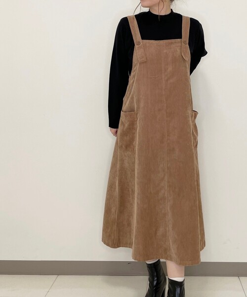 Cutie Blonde（キューティーブロンド）の「◆コーデュロイジャンスカ（スカート・レディース・ライトブルー/グレー系その他/キャメル・01/02/03）」の18枚目の写真