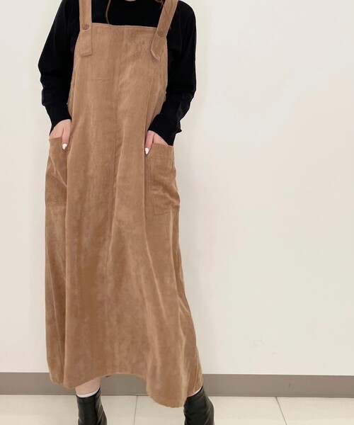 Cutie Blonde（キューティーブロンド）の「◆コーデュロイジャンスカ（スカート・レディース・ライトブルー/グレー系その他/キャメル・01/02/03）」の19枚目の写真