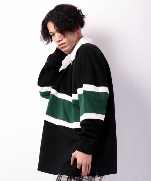 【新品】SNEEZE MAGAZINE 切り替えラガーシャツ 新品】SNEEZE MAGAZINE 切り替えラガーシャツ
