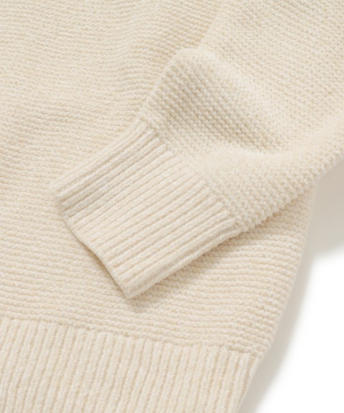 MEN'S BIGI(メンズビギ)の「7Gガーターメランジニット(ニット/セーター・メンズ・ベージュ/ネイビー・01/02/03)」の10枚目の写真