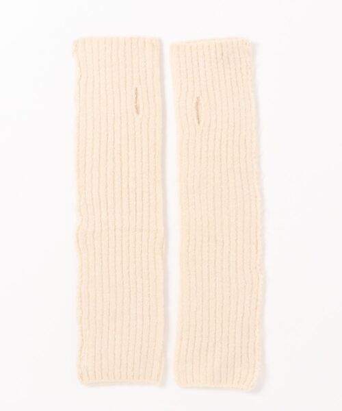 Kastane(カスタネ)の「【新色追加】ニットリブアームウォーマー(アームカバー・レディース・ブラック/グレー/アイボリー/イエロー・FREE)」の8枚目の写真