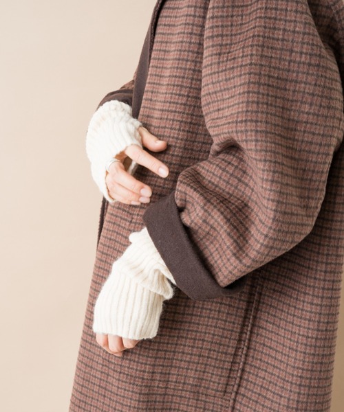 Kastane(カスタネ)の「【新色追加】ニットリブアームウォーマー(アームカバー・レディース・ブラック/グレー/アイボリー/イエロー・FREE)」の11枚目の写真