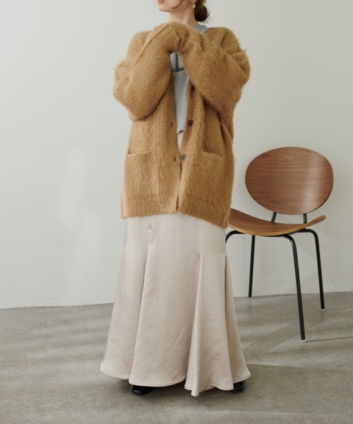 natural couture（ナチュラルクチュール）の「【大人ナチュ】【WEB限定サイズ有り】ドラマチックマーメイドスカート（スカート・レディース・アイボリー/ピンク/カーキ/その他1・MEDIUM/SMALL）」の9枚目の写真