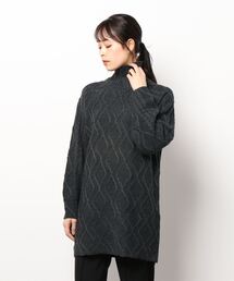 ケーブルニット ハイネック タートルネック ニット ケーブル編み