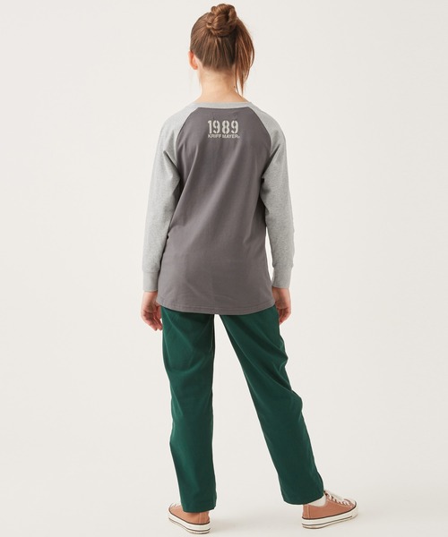 KRIFF MAYER Kid's Collection（クリフメイヤーキッズコレクション）の「ラグランロンTEE（Tシャツ/カットソー・キッズ・チャコール/ロイヤルブルー/セージグリーン/グレー・160/120/130/150/170/140）」の7枚目の写真