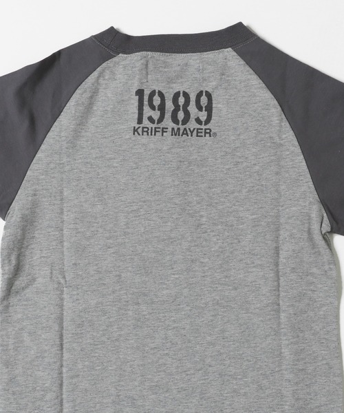 KRIFF MAYER Kid's Collection（クリフメイヤーキッズコレクション）の「ラグランロンTEE（Tシャツ/カットソー・キッズ・チャコール/ロイヤルブルー/セージグリーン/グレー・160/120/130/150/170/140）」の11枚目の写真