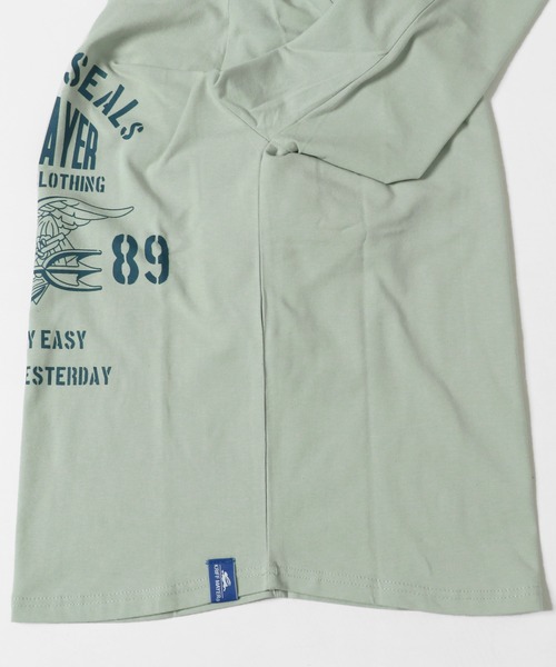 KRIFF MAYER Kid's Collection（クリフメイヤーキッズコレクション）の「ラグランロンTEE（Tシャツ/カットソー・キッズ・チャコール/ロイヤルブルー/セージグリーン/グレー・160/120/130/150/170/140）」の13枚目の写真