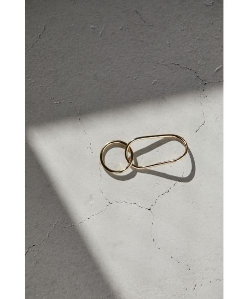 STYLEMIXER（スタイルミキサー）の「ウィットダブルリング（リング・レディース・シルバー/ゴールド・FREE）」の9枚目の写真