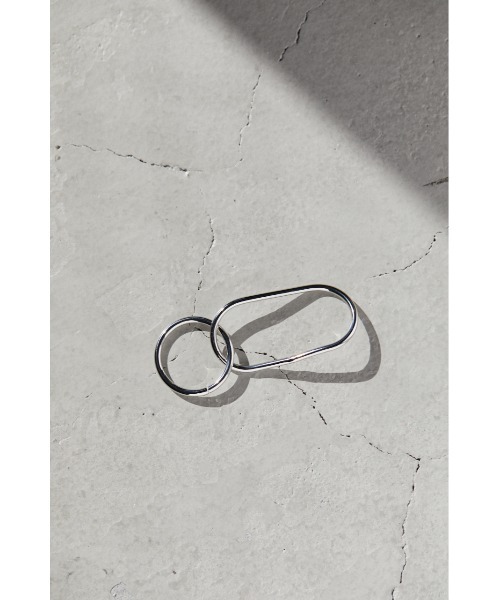 STYLEMIXER（スタイルミキサー）の「ウィットダブルリング（リング・レディース・シルバー/ゴールド・FREE）」の4枚目の写真