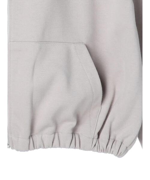 AMERICAN HOLIC（アメリカンホリック）の「ポンチドロップショルダーZIPパーカー（カーディガン/ボレロ・レディース・ブラック/グレイッシュベージュ・M/L）」の20枚目の写真