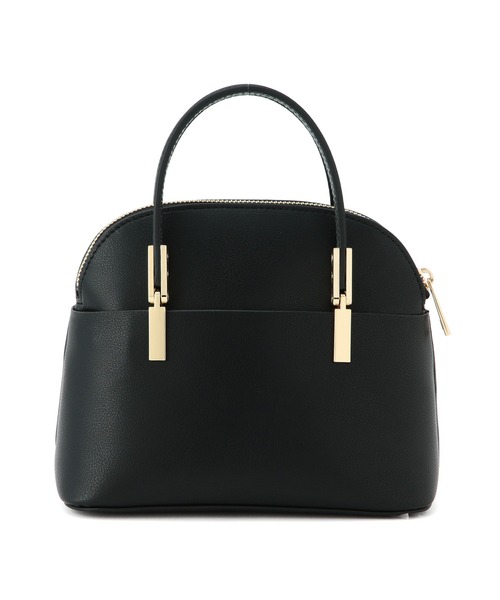 ROPE' PICNIC（ロペピクニック）の「【軽量】レクタンメタルミニラウンドボストン＆ショルダーバッグ（ショルダーバッグ・レディース・ライトグレー/ブラック/ベージュ/グリーン・FREE）」の7枚目の写真