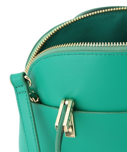 ROPE' PICNIC（ロペピクニック）の「【軽量】レクタンメタルミニラウンドボストン＆ショルダーバッグ（ショルダーバッグ・レディース・ライトグレー/ブラック/ベージュ/グリーン・FREE）」の13枚目の写真