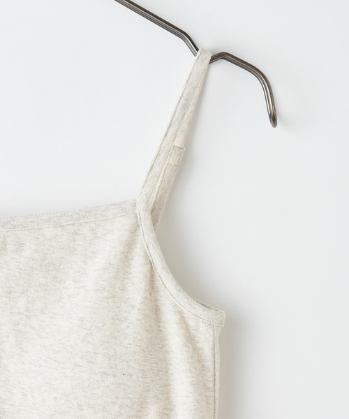 CIAOPANIC（チャオパニック）の「カップ付きキャミソール（Tシャツ/カットソー・レディース・ライトグレー/ブラック/オフホワイト/サックスブルー/イエロー・FREE）」の8枚目の写真