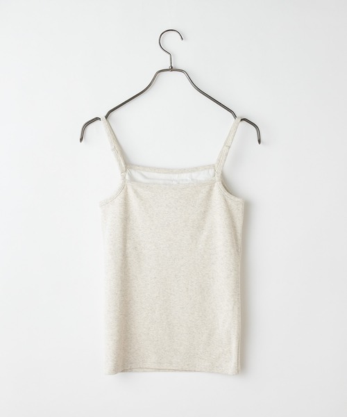 CIAOPANIC（チャオパニック）の「カップ付きキャミソール（Tシャツ/カットソー・レディース・ライトグレー/ブラック/オフホワイト/サックスブルー/イエロー・FREE）」の20枚目の写真