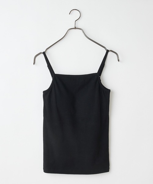 CIAOPANIC（チャオパニック）の「カップ付きキャミソール（Tシャツ/カットソー・レディース・ライトグレー/ブラック/オフホワイト/サックスブルー/イエロー・FREE）」の22枚目の写真