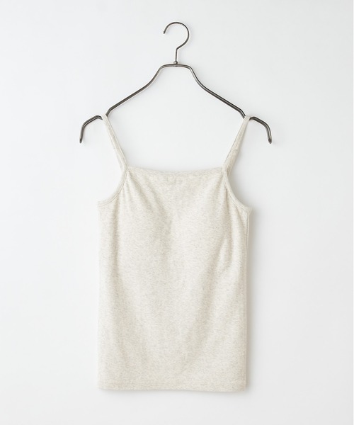 CIAOPANIC（チャオパニック）の「カップ付きキャミソール（Tシャツ/カットソー・レディース・ライトグレー/ブラック/オフホワイト/サックスブルー/イエロー・FREE）」の10枚目の写真