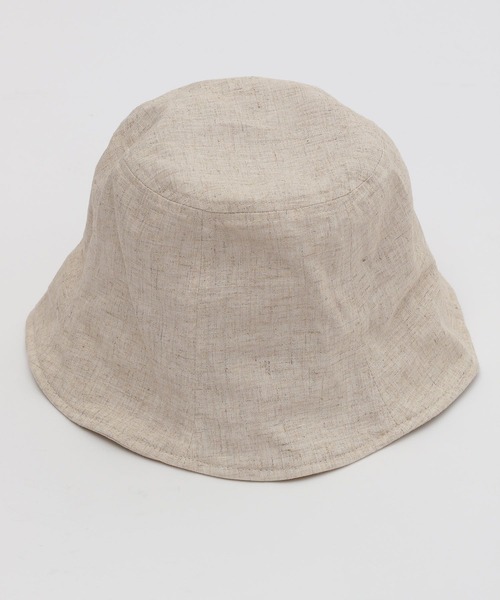 Me%(ミィパーセント)の「リネンHAT(ハット・レディース・ブラック/アイボリー・FREE)」の10枚目の写真