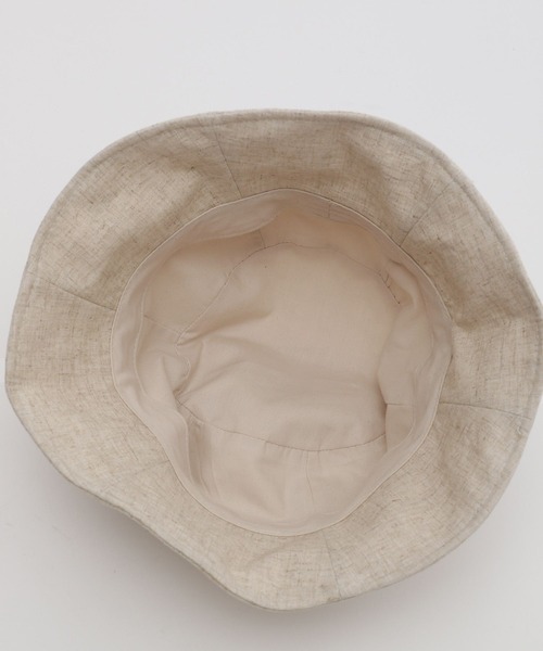 Me%(ミィパーセント)の「リネンHAT(ハット・レディース・ブラック/アイボリー・FREE)」の13枚目の写真