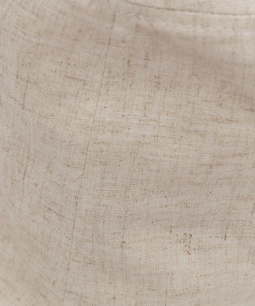 Me%(ミィパーセント)の「リネンHAT(ハット・レディース・ブラック/アイボリー・FREE)」の5枚目の写真