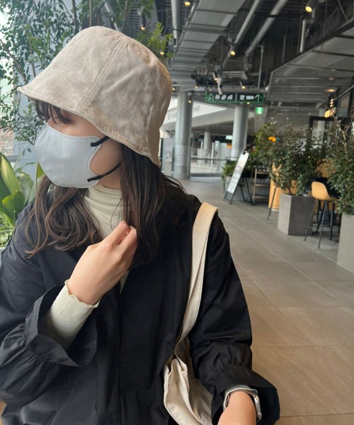 Me%(ミィパーセント)の「リネンHAT(ハット・レディース・ブラック/アイボリー・FREE)」の16枚目の写真