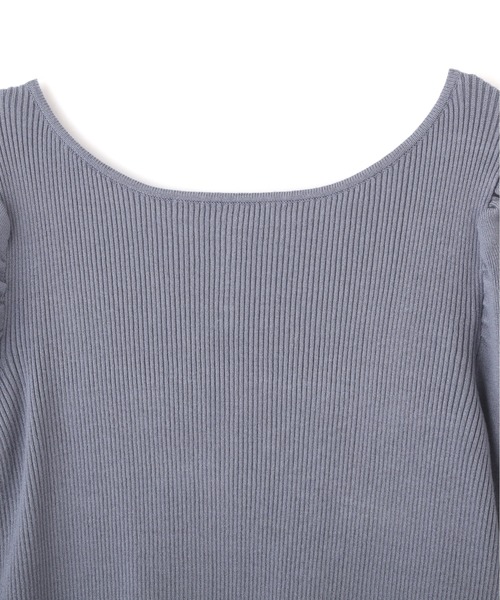 PROPORTION BODY DRESSING(プロポーションボディドレッシング)の「パフスリーブリブニット / 1212170200(ニット/セーター・レディース・ホワイト系その他/パープル/ライトグリーン/ブルー・MEDIUM/SMALL)」の22枚目の写真