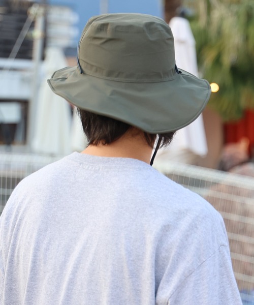 新品試着のみ/kikou 和柄パッチ付きハット キッズ・ベビー シェルパバケットハット ZRKAS67 - AIGLE