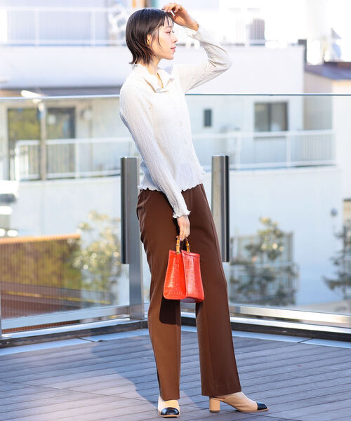 Ray BEAMS（レイビームス）の「Ray BEAMS / シャーリング シャツ（Tシャツ/カットソー・レディース・ライトブルー/ブラック/ホワイト系その他6・ONE SIZE）」の10枚目の写真