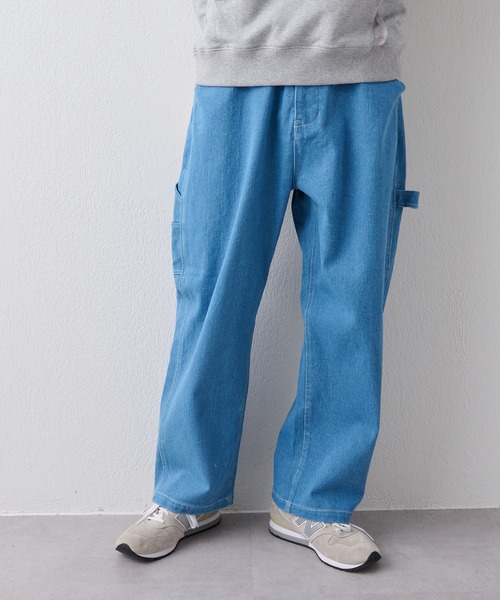 CIAOPANIC TYPY(チャオパニックティピー)の「【TYPYDENIM】ペインターパンツ(デニムパンツ・メンズ・ネイビー/アイボリー/ブルー・LARGE/MEDIUM)」の10枚目の写真
