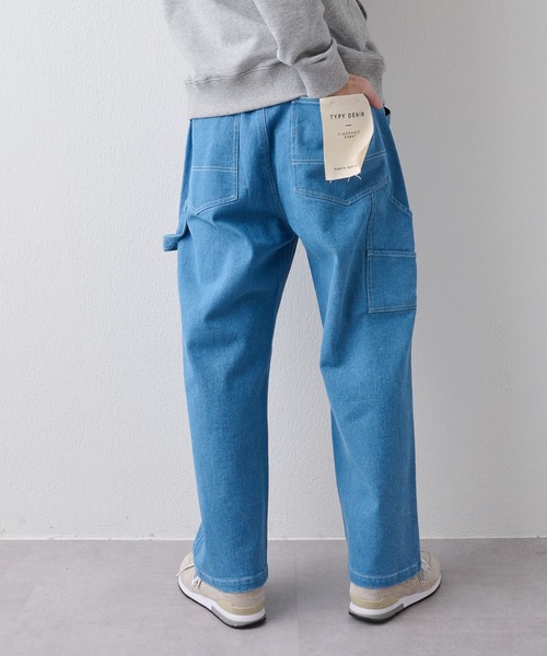 CIAOPANIC TYPY(チャオパニックティピー)の「【TYPYDENIM】ペインターパンツ(デニムパンツ・メンズ・ネイビー/アイボリー/ブルー・LARGE/MEDIUM)」の12枚目の写真