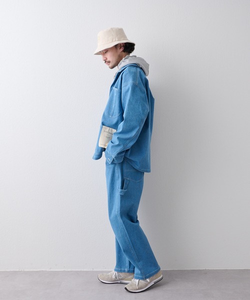 CIAOPANIC TYPY(チャオパニックティピー)の「【TYPYDENIM】ペインターパンツ(デニムパンツ・メンズ・ネイビー/アイボリー/ブルー・LARGE/MEDIUM)」の14枚目の写真