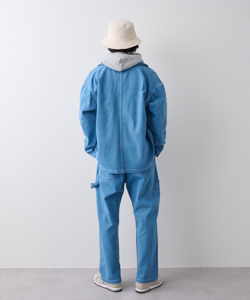 CIAOPANIC TYPY(チャオパニックティピー)の「【TYPYDENIM】ペインターパンツ(デニムパンツ・メンズ・ネイビー/アイボリー/ブルー・LARGE/MEDIUM)」の15枚目の写真