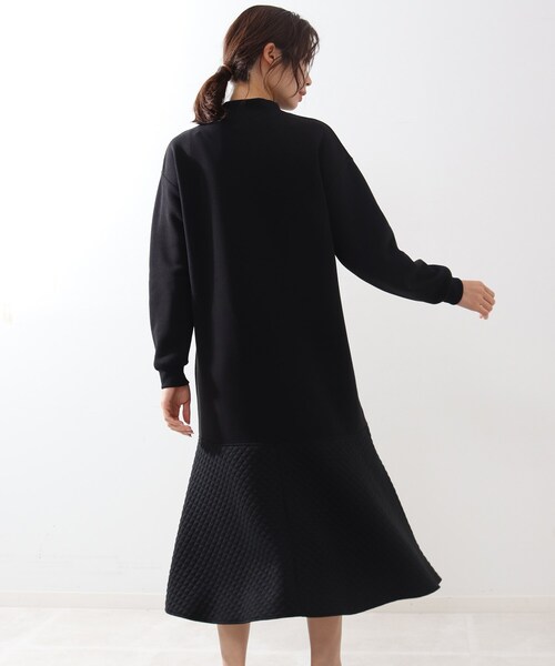 DRESKIP（ドレスキップ）の「◆キルト切り替えマ－メイドワンピース（ワンピース・レディース・ブラック/ダークブラウン/アイボリー・02/03/04）」の18枚目の写真