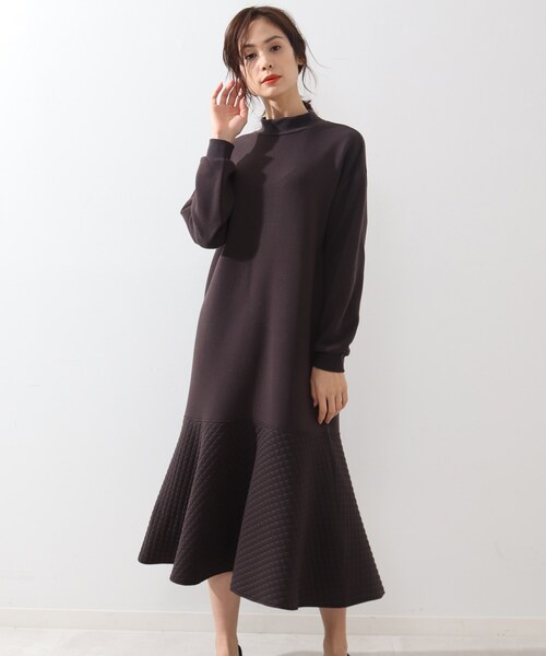 DRESKIP（ドレスキップ）の「◆キルト切り替えマ－メイドワンピース（ワンピース・レディース・ブラック/ダークブラウン/アイボリー・02/03/04）」の13枚目の写真