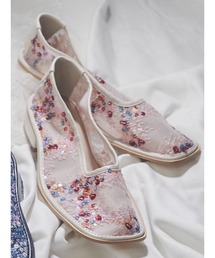 merry jenny | mistスパンコールシアーshoes(パンプス)