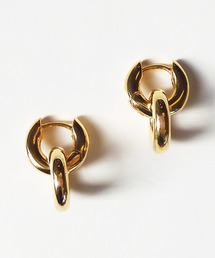 期間限定お値下げ♡k18 揺れるピアス K18 Harf Moon Stud Earrings LUZON -ルゾン- | Ops.(オプス
