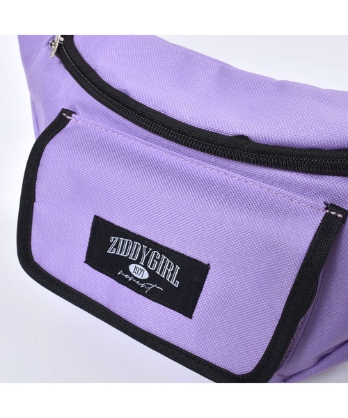 ZIDDY(ジディ)の「ZIDDY/【ニコ☆プチ4・6月号掲載】オックス ウエストポーチ(ボディバッグ/ウエストポーチ・キッズ・パープル/ブラック・ONESIZE)」の19枚目の写真