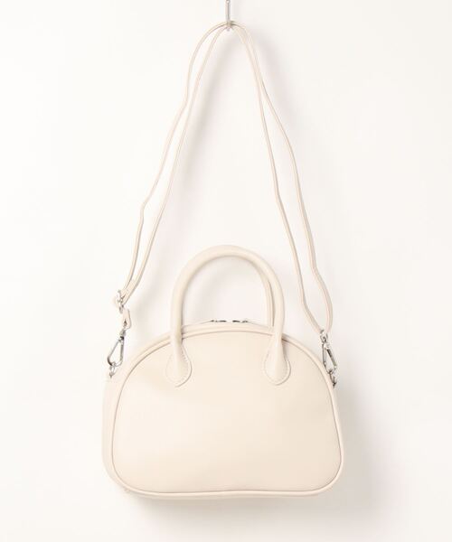 Right-on（ライトオン）の「【HONEYSUCKLE ROSE】ミニボストンバッグ（ショルダーバッグ・レディース・ブラック/オフホワイト/グリーン・フリー）」の2枚目の写真