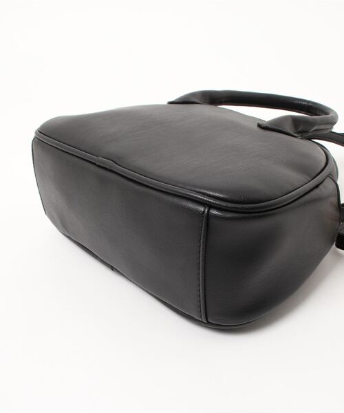 Right-on（ライトオン）の「【HONEYSUCKLE ROSE】ミニボストンバッグ（ショルダーバッグ・レディース・ブラック/オフホワイト/グリーン・フリー）」の5枚目の写真