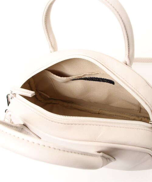 Right-on（ライトオン）の「【HONEYSUCKLE ROSE】ミニボストンバッグ（ショルダーバッグ・レディース・ブラック/オフホワイト/グリーン・フリー）」の7枚目の写真